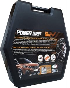 Catene da neve auto 12 mm Power Grip Gruppo 255 Catene da neve auto 12 mm Power Grip Gruppo 255
