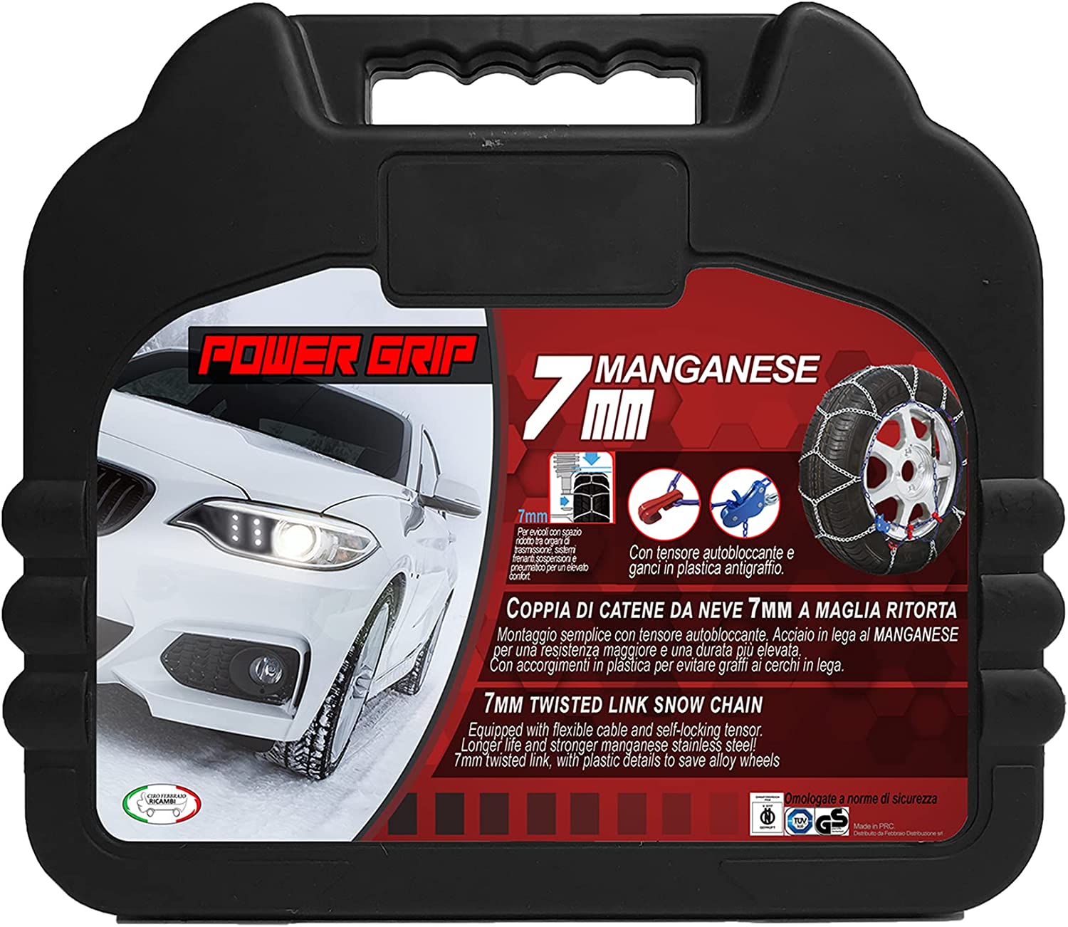 POWER GRIP Catene da Neve 7mm POWER GRIP Catene da Neve 7mm