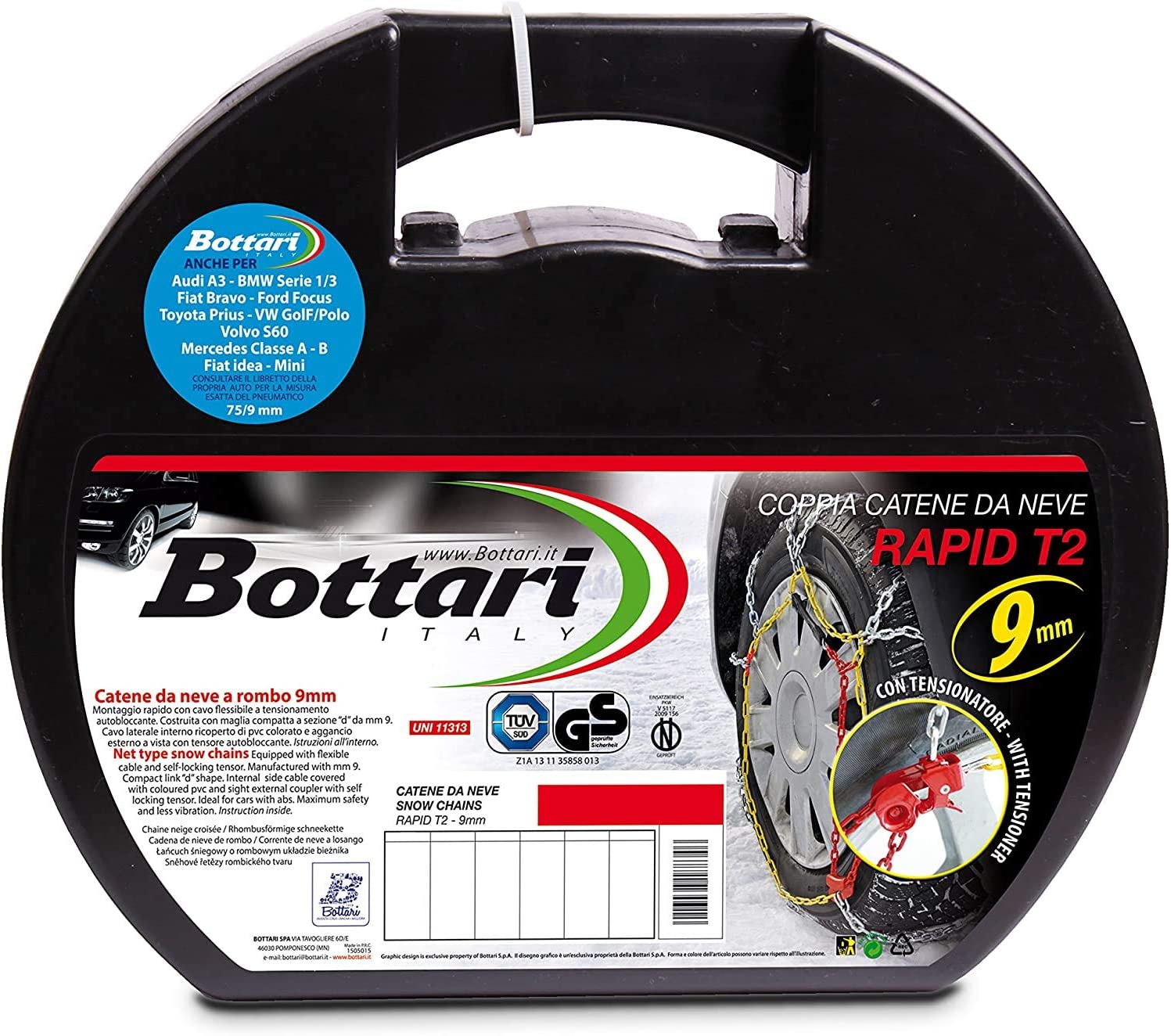 Catene da neve Bottari Rapid T2 18818 Catene da neve Bottari Rapid T2 18818