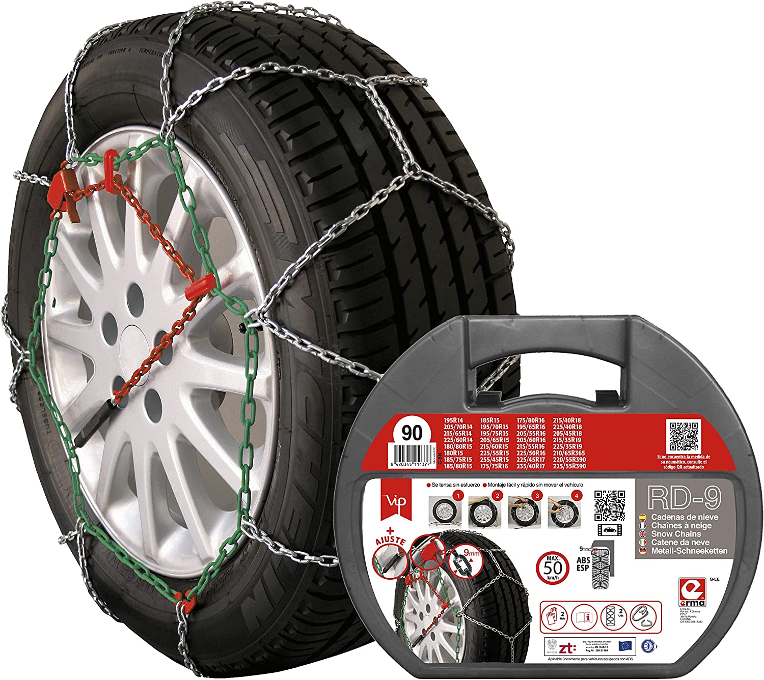 Catene da neve metalliche RD9 Catene da neve metalliche RD9