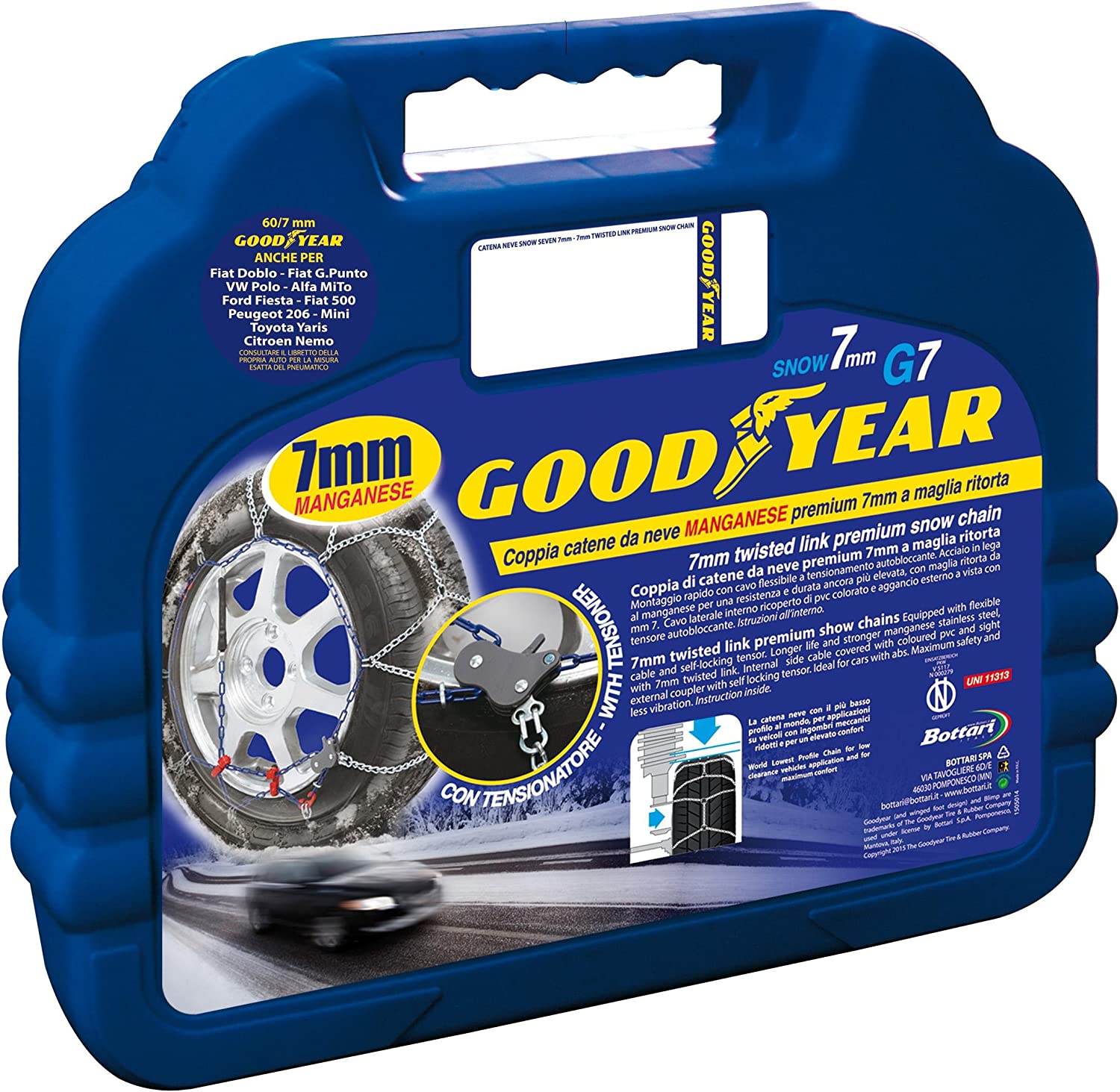 Goodyear 77953 Catene neve 7 mm Goodyear 77953 Catene neve 7 mm